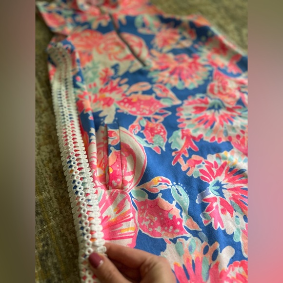 Lilly Pulitzer Skipper Dress Bennet Blue Bay Dreamin - Picture 5 of 8